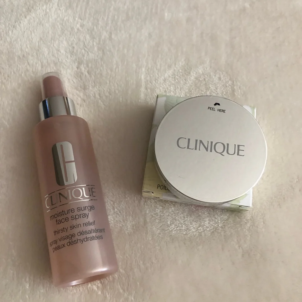 Clinique Moisture Surge Spray and Beyond Perfecting Foundation